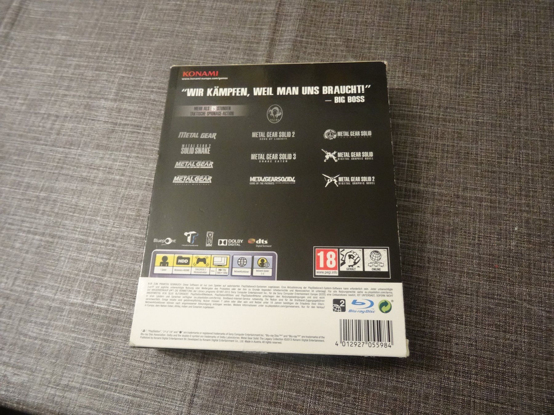 Sony Giochi: Metal Gear Solid The Legacy Collection PS3 OHNE DISC 2 – Usato da Olten venduto da Disc-Ausverkauf 1