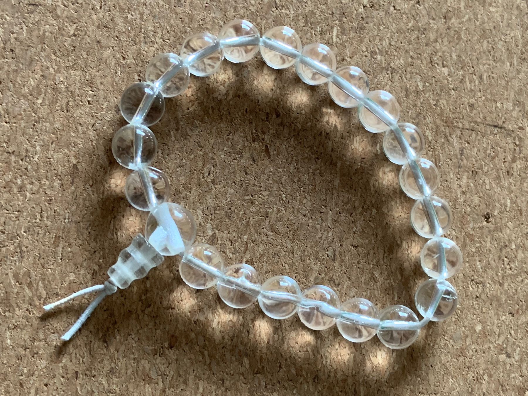 Bracciali & Braccialetti: 2weisse Armbänder / gummizug Transparent – Usato da Dittingen venduto da Bijoubelle 6