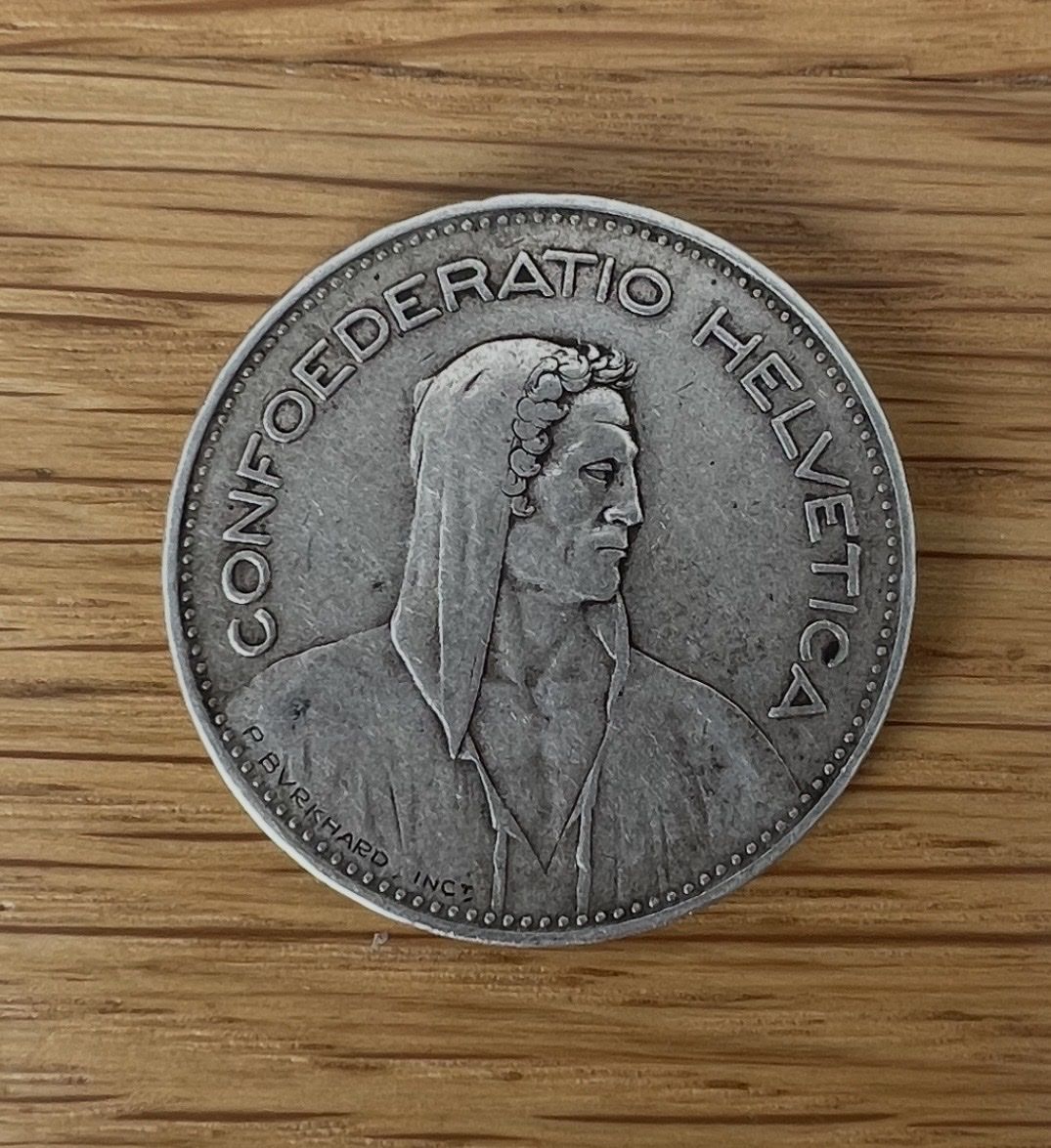 Alle Münzen: 5.- Fr. Münze 1935 B – Gebraucht aus chur von Ika11 1