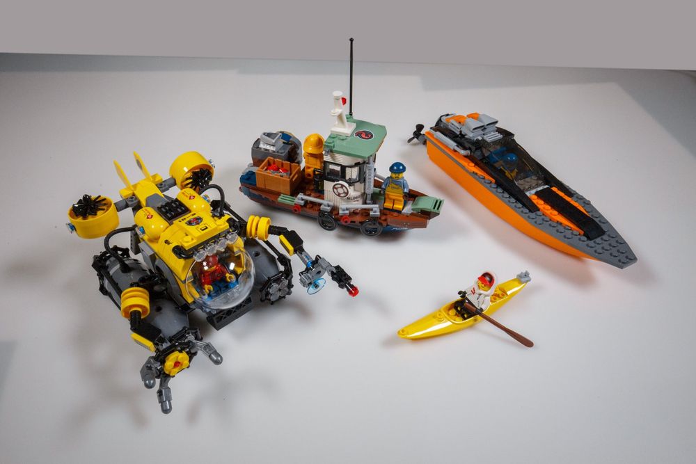 LEGO Schiffe / Boote, Kanu, U-Boot (Gebraucht) in Kleinandelfingen für ...