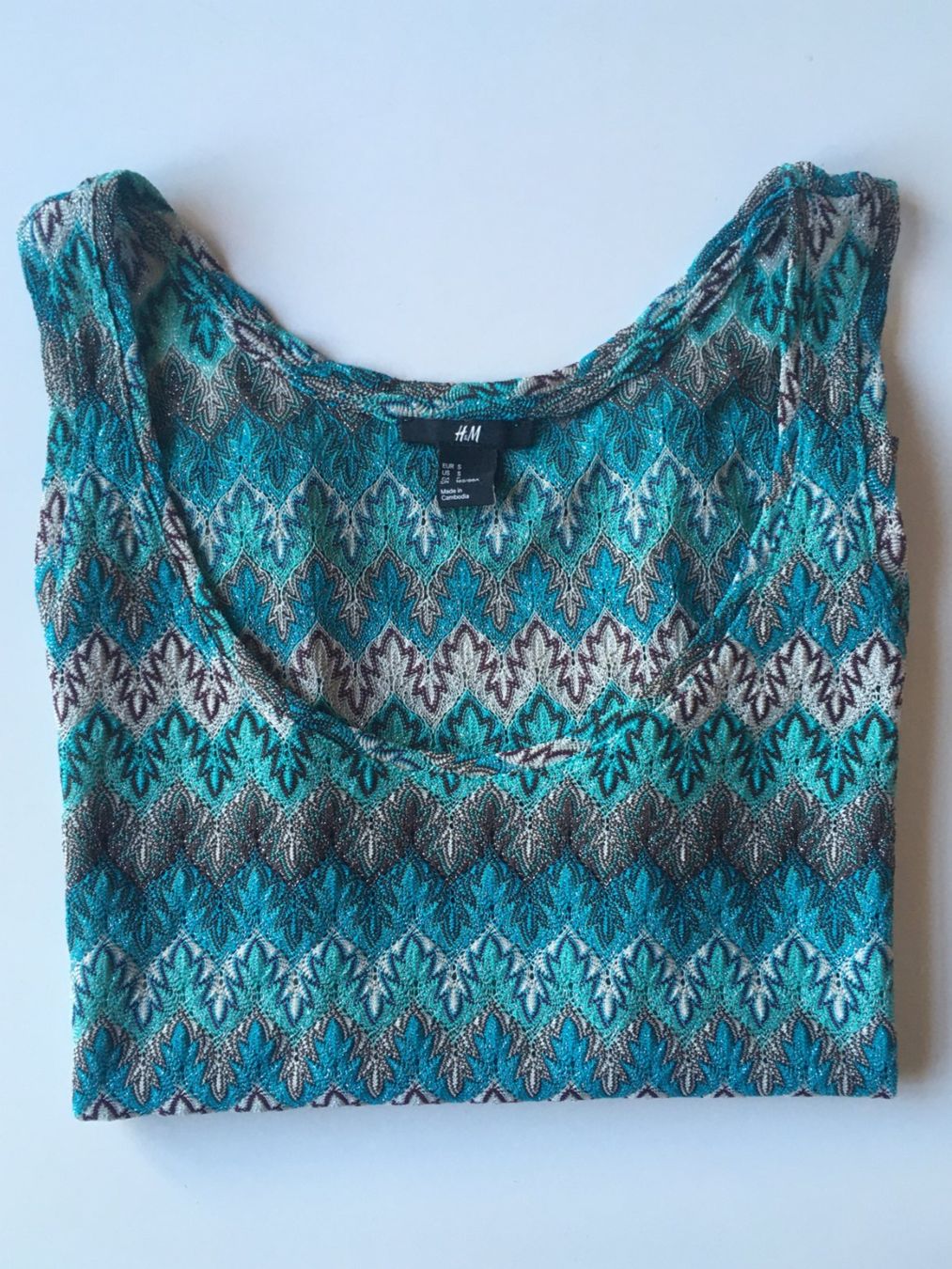H&M Tops: Débardeur bleu turquoise - taille S – Gebraucht aus Troinex von Irisglo 5