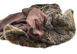 Couverture fausse fourrure