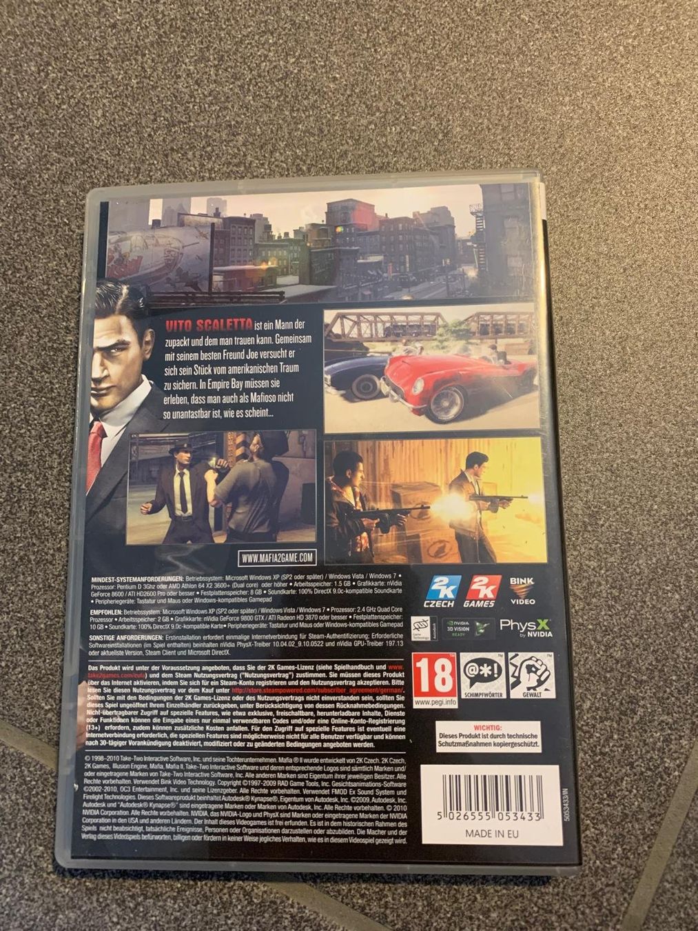 Giochi: Mafia II - PC DVD - Action Spiel Klassiker – Usato da Wangen SZ venduto da foley 1