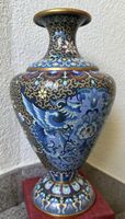 Wunderschöne antike, grosse Cloisonné Vase✨40cm hoch✨Rarität