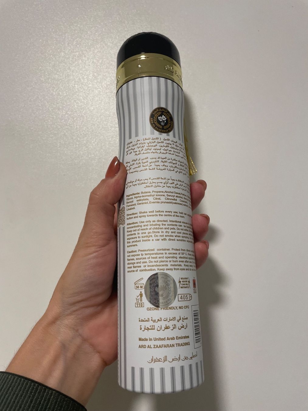 Profumi & Eau de Toilette: ARD AL ZAAFARAN PERFUMED ROOM SPRAY. Neu – Nuovo e nell'imballaggio originale da Zürich venduto da deruja 2