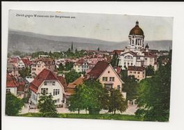 AK 1915 Zürich gegen Westen von der Bergstrasse aus RAR 🤩