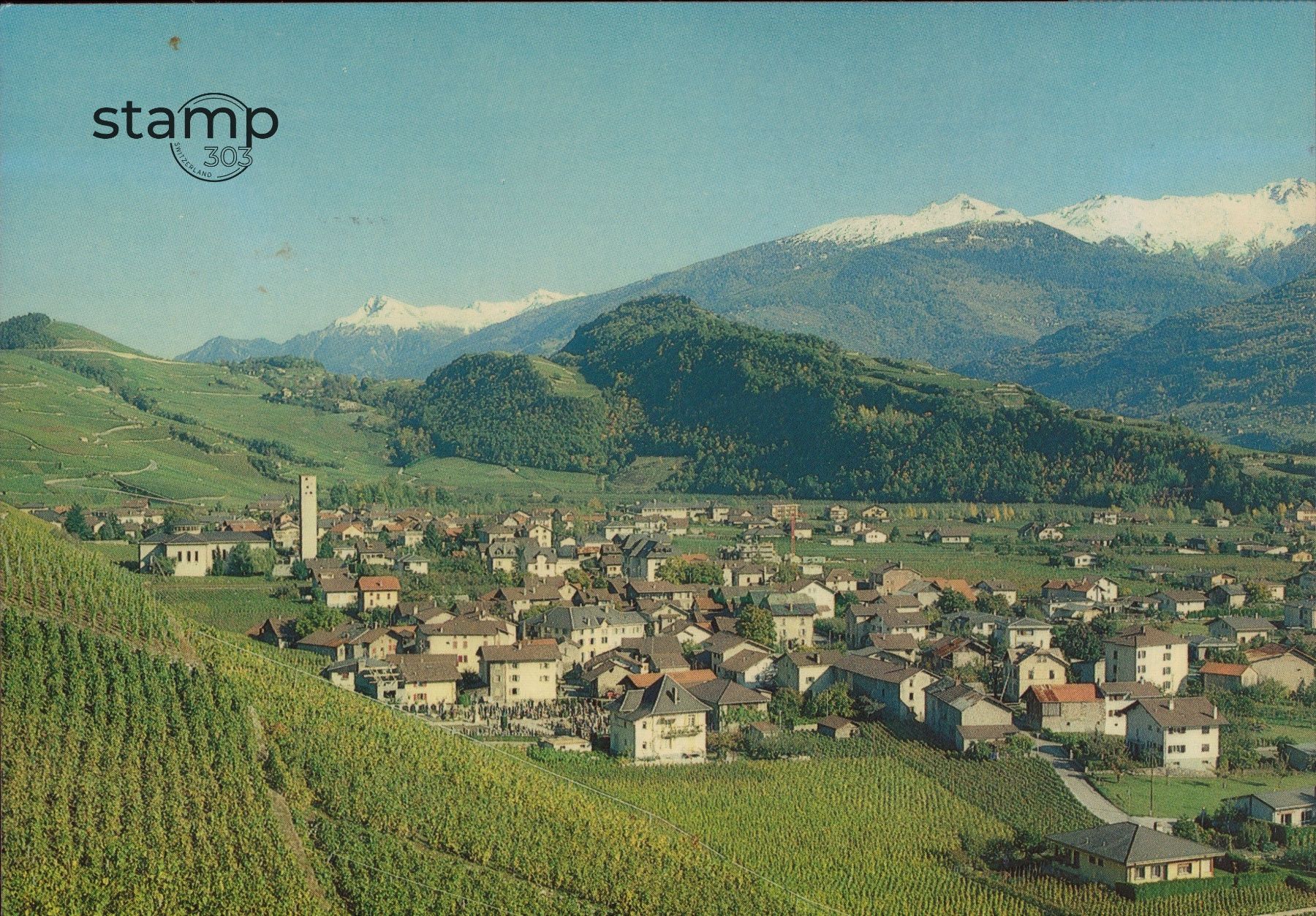Cartoline postali: 1986 AK Conthey – Usato da Eggersriet venduto da stamp303