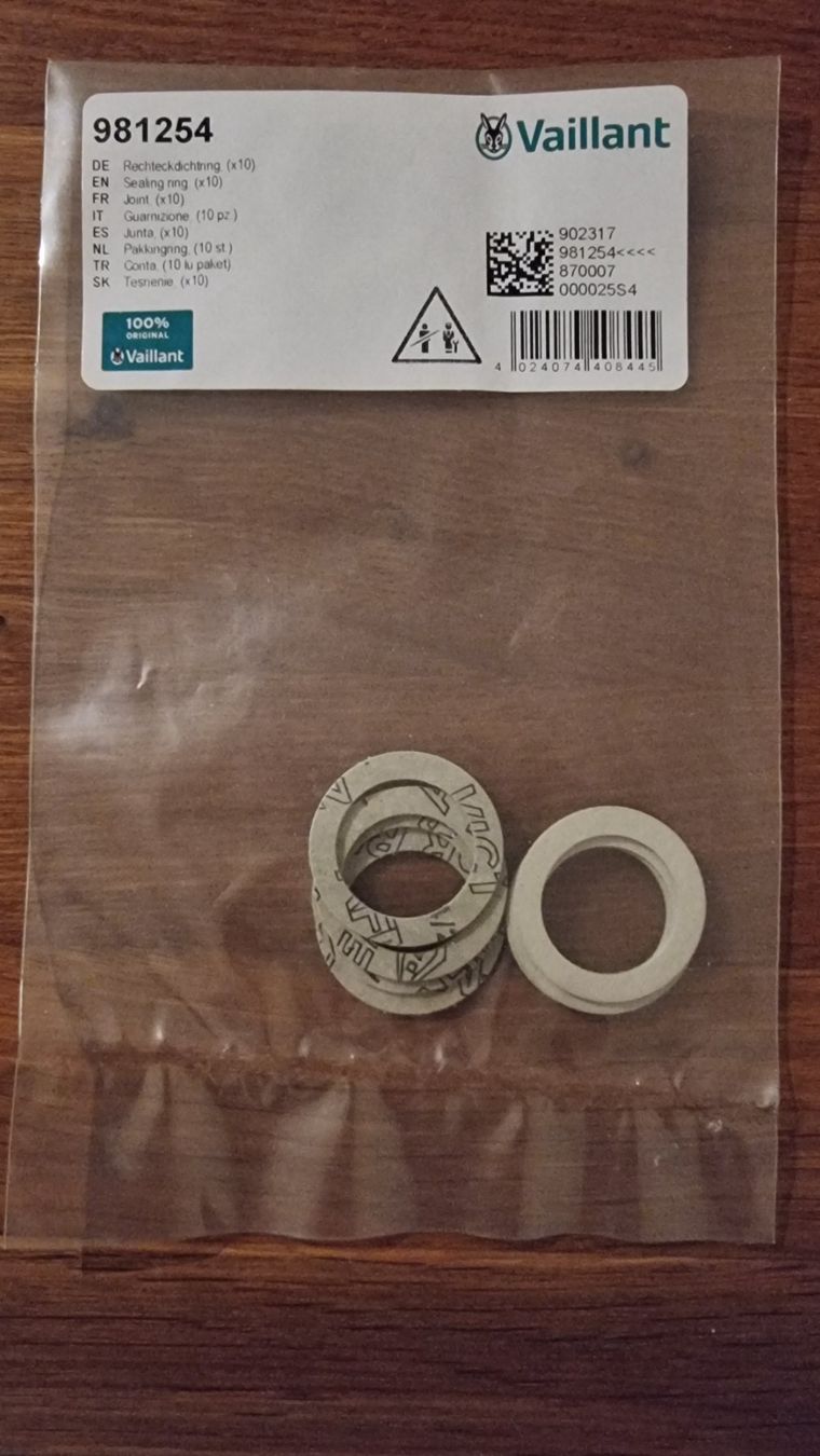 Sanitari: Vaillant Ersatz Dichtringe 981254 DN20 – Usato da Russikon venduto da fino99