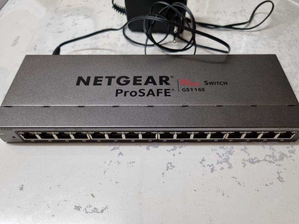 Netgear ProSafe Plus Switch 16Port Gigabit GS116Ev2 Kaufen auf Ricardo