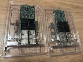 2x Mellanox ConnectX-3 MHRH2A-XSR, Dual Port 10GbE / FDR10 Q
