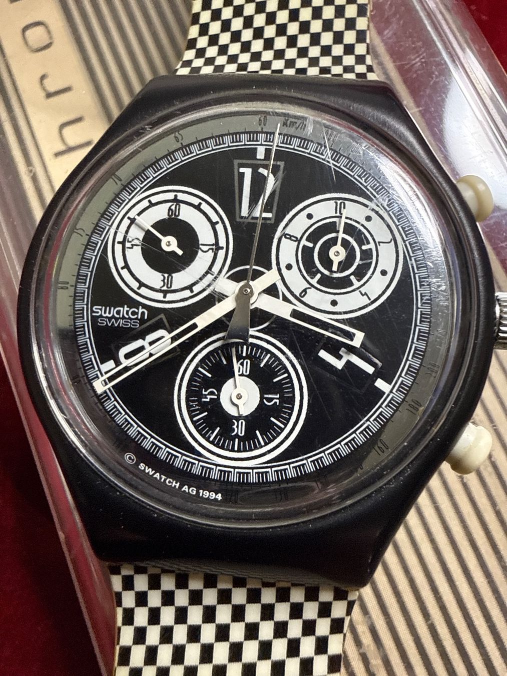 Swatch Uhren: Swatch Chrono 1994 – Gebraucht aus Pfeffingen von Allhandelklgwatches