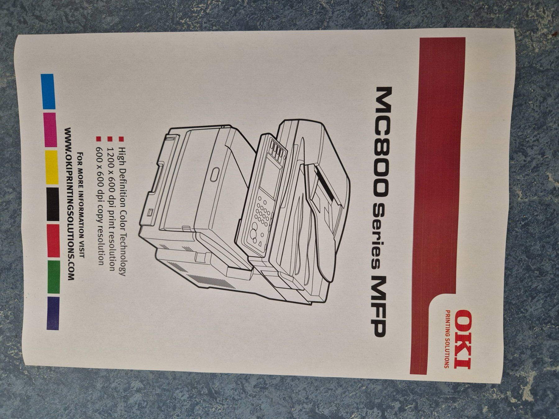 Oki Stampanti: OKI MC861 MFP Multifunktionsdrucker gebraucht – Difettoso da Spiez venduto da Toom1 2