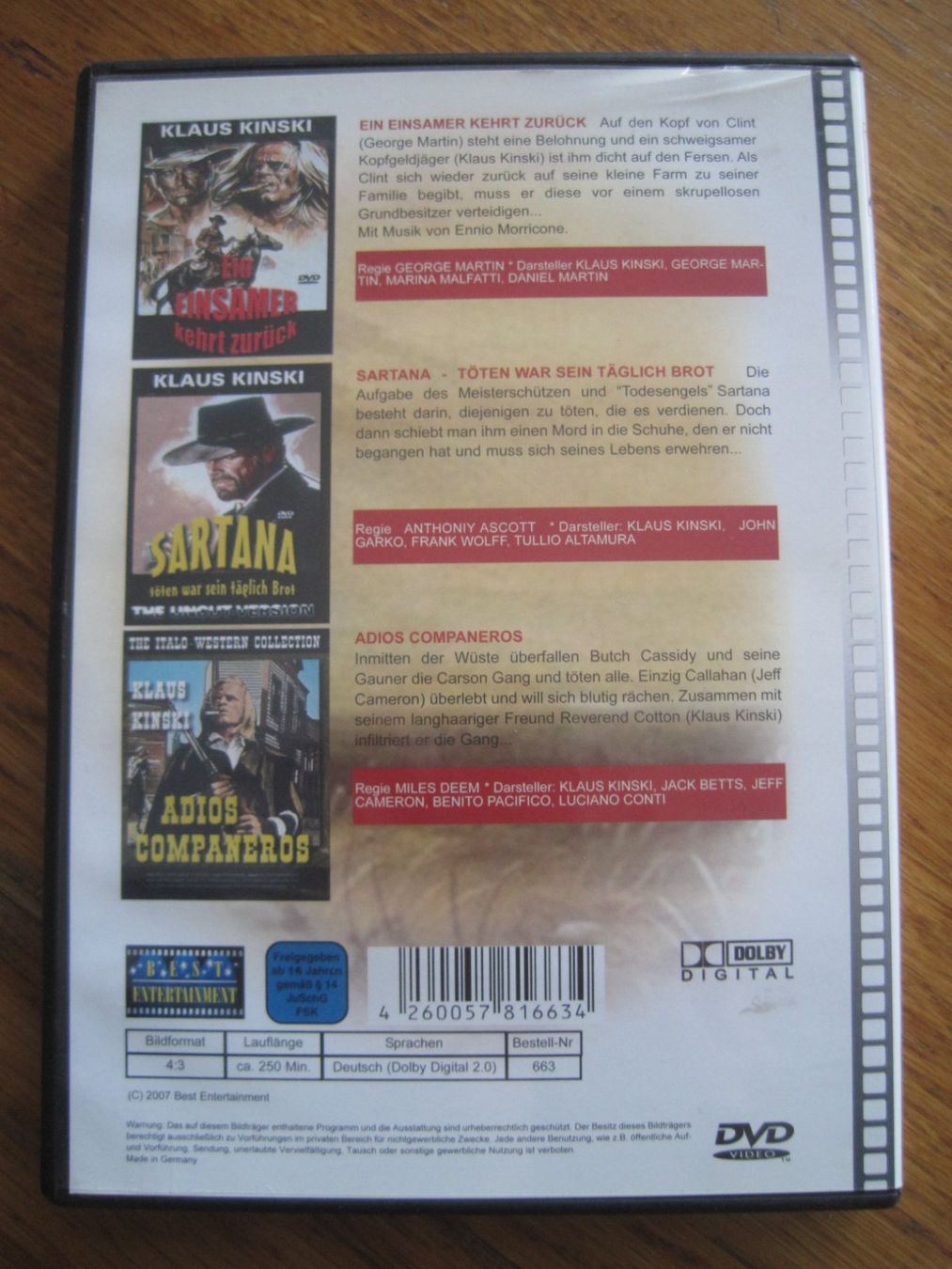Tutti i DVDs: Klaus KINSKI Western Collection   DVD KULT 📀 – Usato da Gossau SG venduto da Noryflory 1