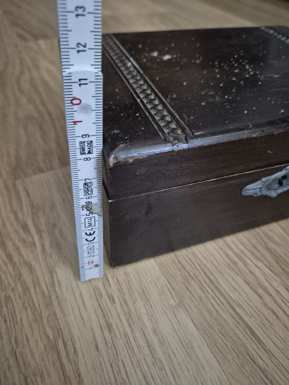 Portagioie: Antike Holzschatulle Holzkassette – Usato da Langenthal venduto da Polarisstern 5