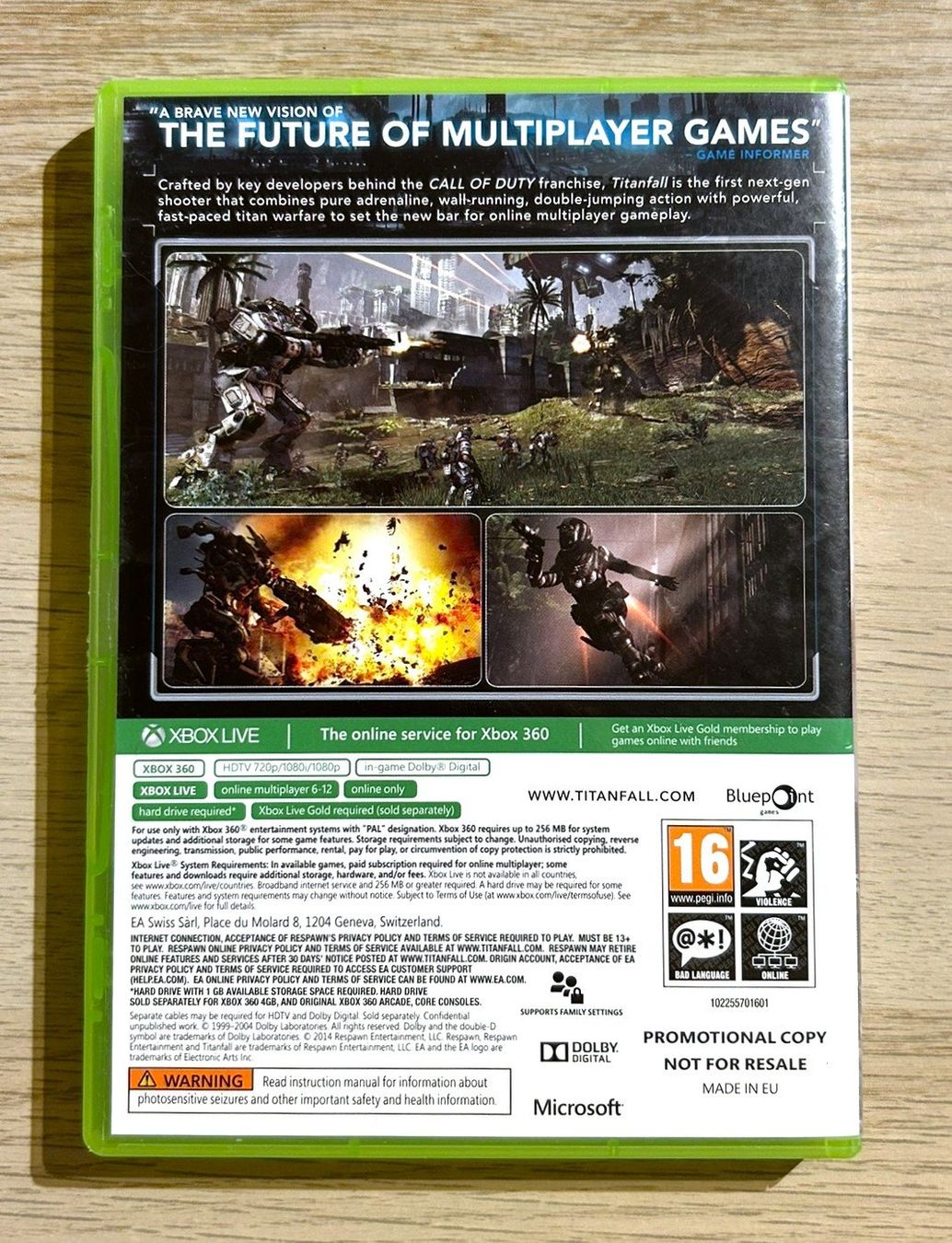 Microsoft Giochi: Titanfall Xbox 360 – Usato da St. Gallen venduto da Alpine.Arcade 1
