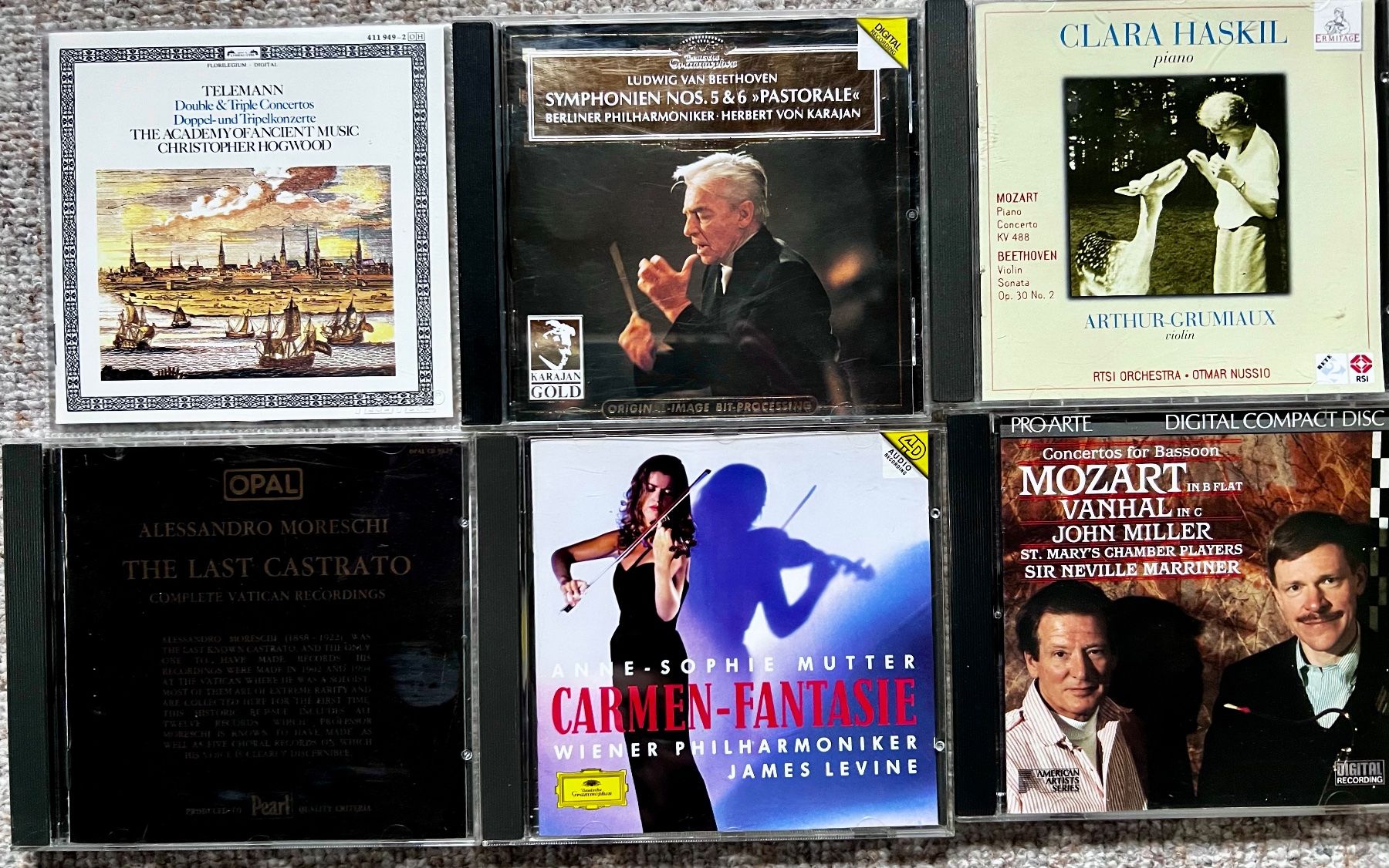 CD: 30 CDs TOP KLASSIK SAMMLUNG CLARA HASKIL M.ARGERICH MUTTER – Usato da Unterseen venduto da vinylmore