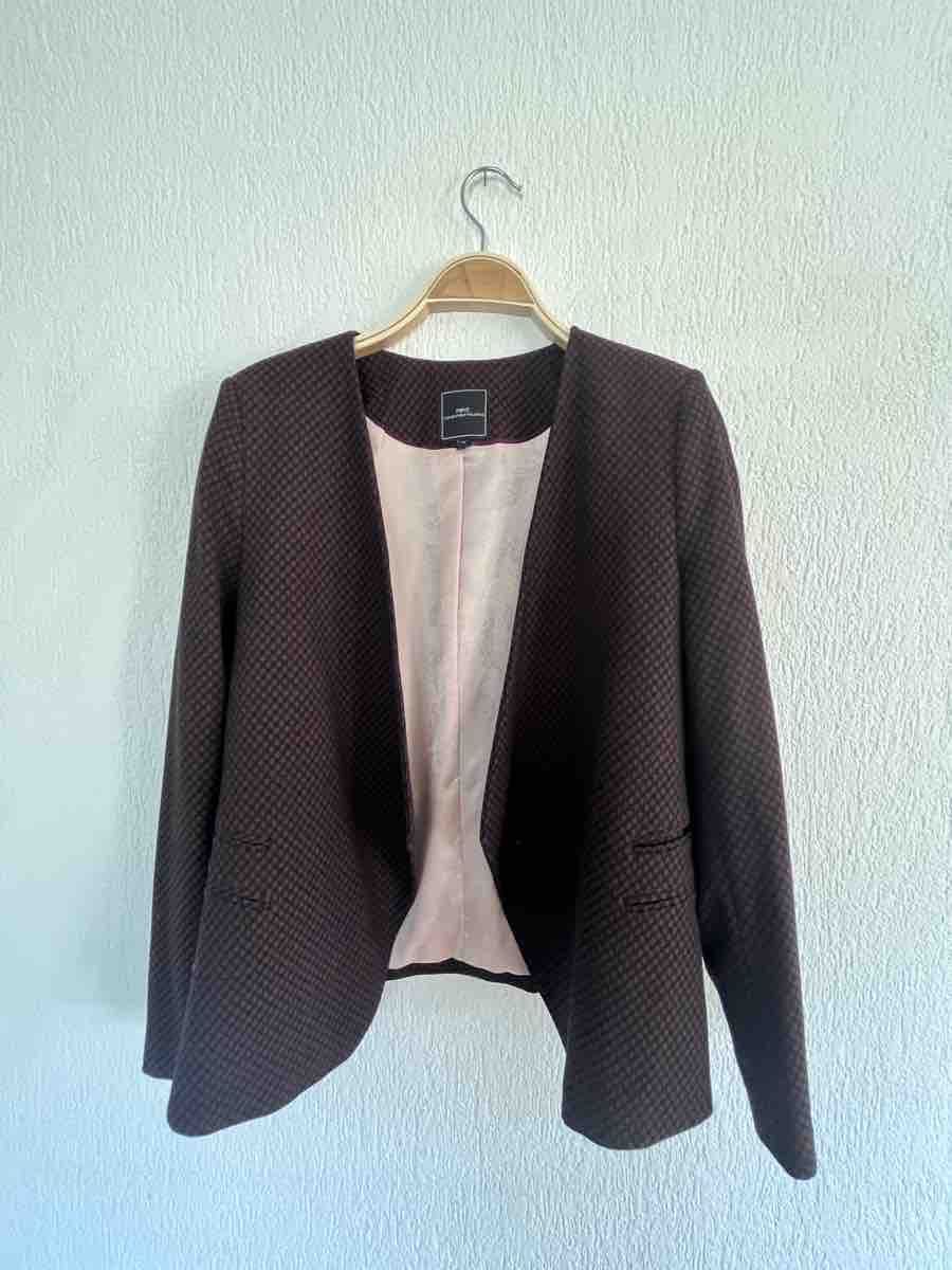 Next Giacche: Damen Blazer Next dunkelbraun gemustert – Usato da Horw venduto da Pem1278