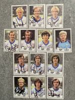 13 Autogramme FC Zürich auf Panini Bildern 1982