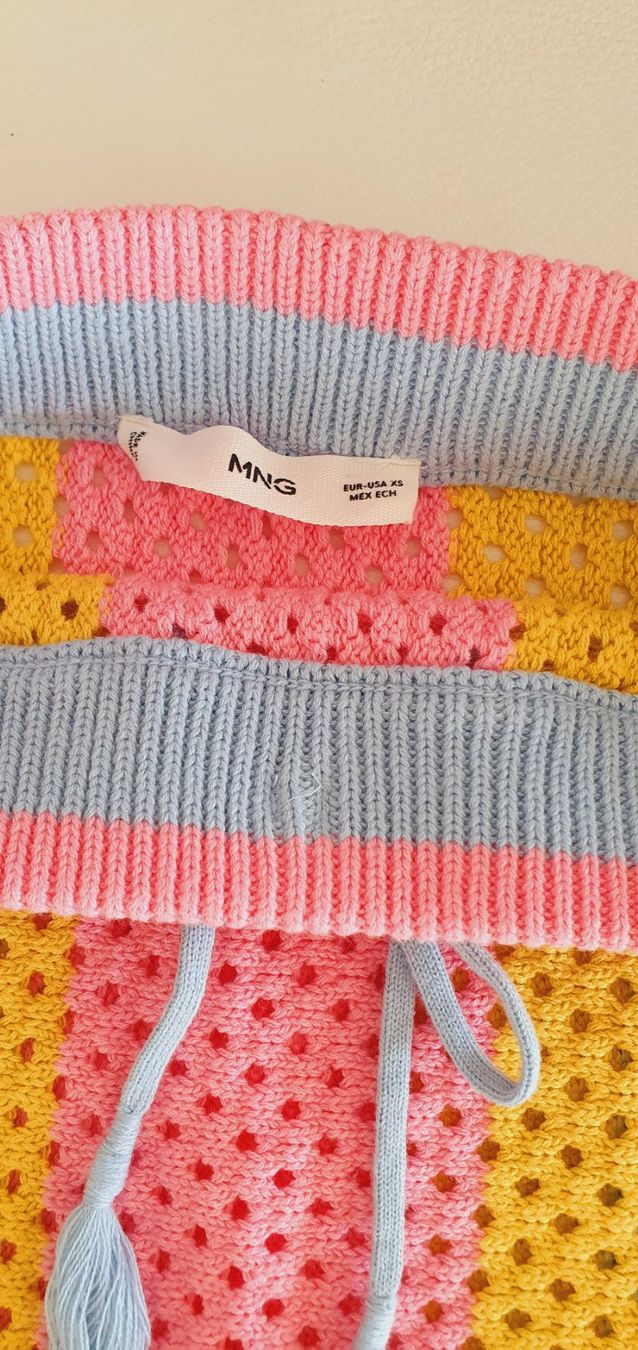 Mango Gonne: Bunter Rock Mango XS/34 neu Strick – Nuovo e nell'imballaggio originale da Stansstad venduto da InStyle8 3