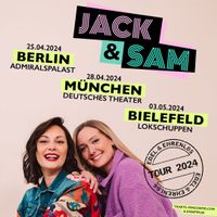 2x Tickets für Jack&Sam in MÜNCHEN, 28.04.2024 - AUSVERKAUFT