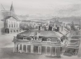 Ernst Hubert (1899‑1988) - Kohlezeichnung