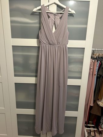Abendkleid lang lila