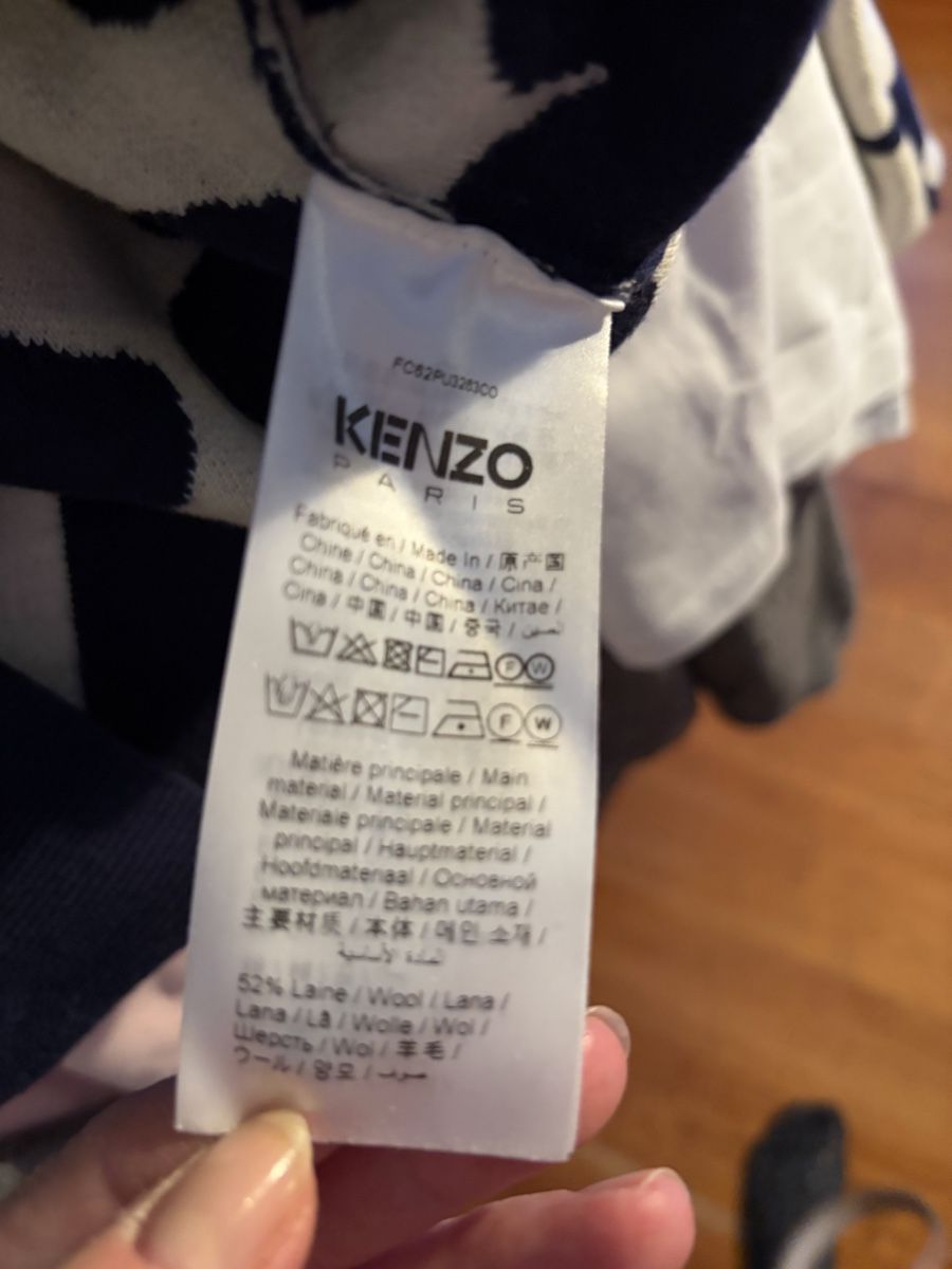 Kenzo Maglioni & Felpe: Kenzo Paris Wollpullover mit Blumenmuster, Grösse M Top! – Nuovo (secondo la descrizione) da Muttenz venduto da cho_xj52 5