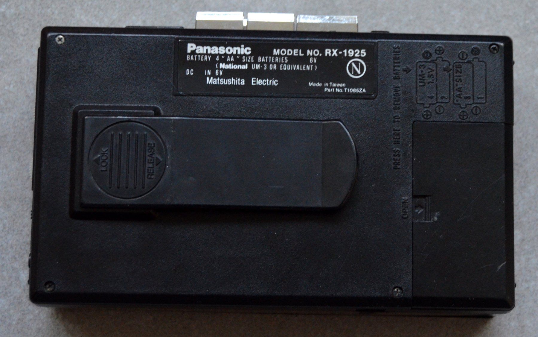 Panasonic Tragbarer Mediaplayer: Panasonic RX-1925 Walkman – Gebraucht aus Collonges von arashee 4