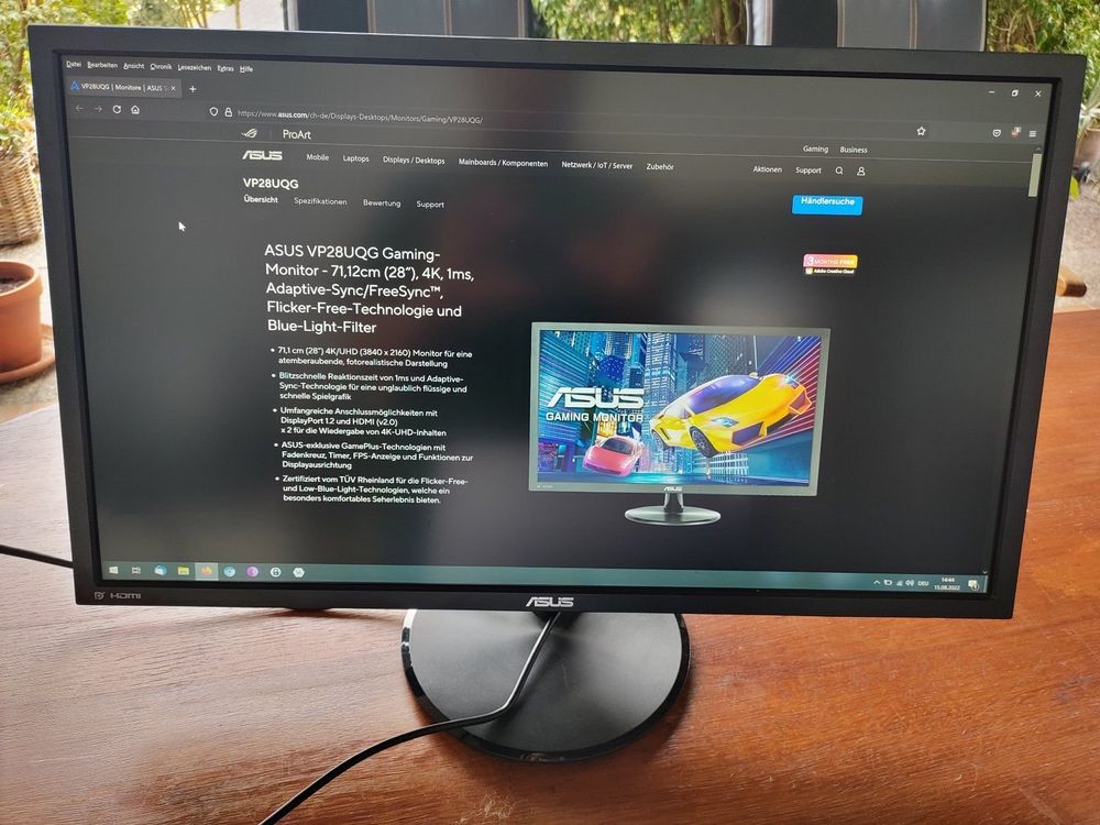 ASUS VP28UQG Monitor 4K (3840 X 2160), 28" | Kaufen Auf Ricardo