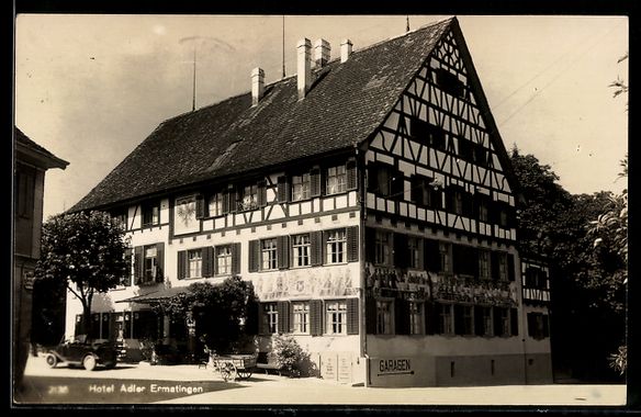 Cartes postales: AK Ermatingen, Hotel Adler – D'occasion à Berlin par bartko-reher