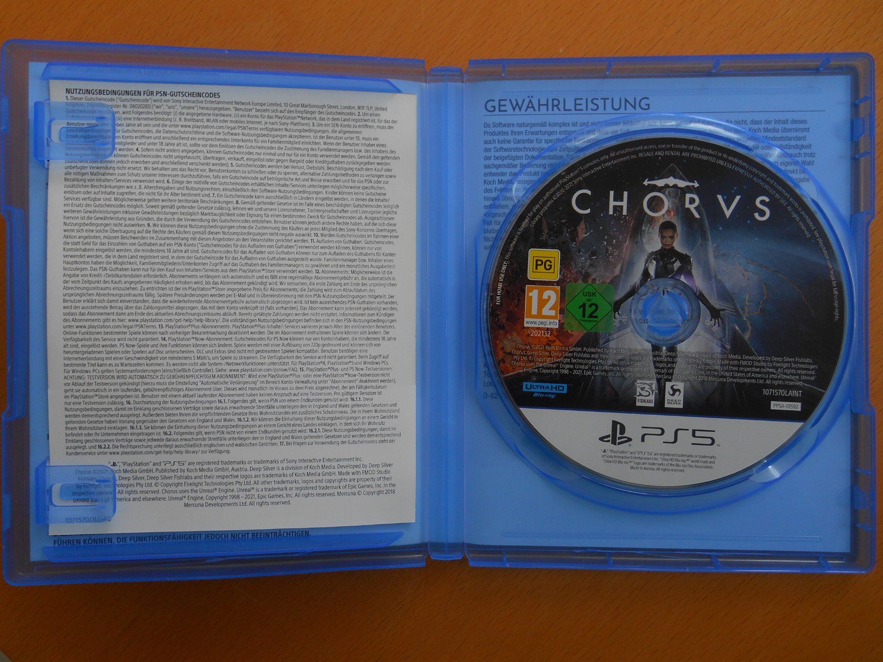 Giochi: PS5 'Chorus' - Day one Edition ab 12 Jahren – Nuovo (secondo la descrizione) da Nussbaumen AG venduto da Sumopi 2