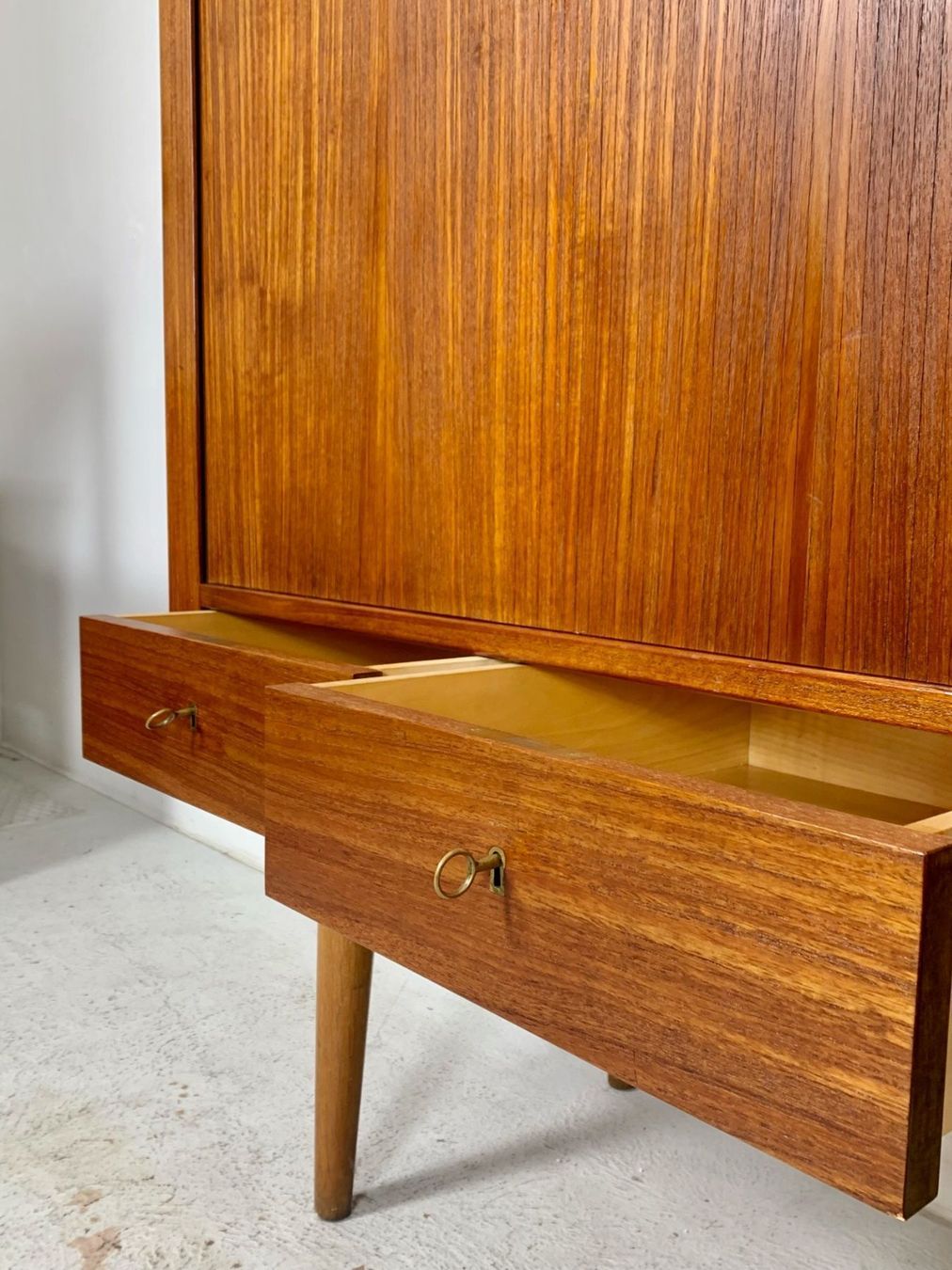 Credenze: Danish Teak Highboard by Arne Vodder 60s – Usato da Basel venduto da MidMod20C 6