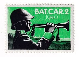 Soldaten Briefmarke