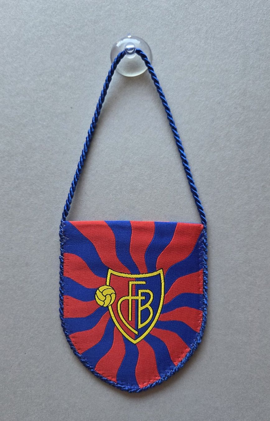 FC Basel Fahnen: FC Basel Wimpel – Neu (gemäss Beschreibung) aus Basel von Falconis