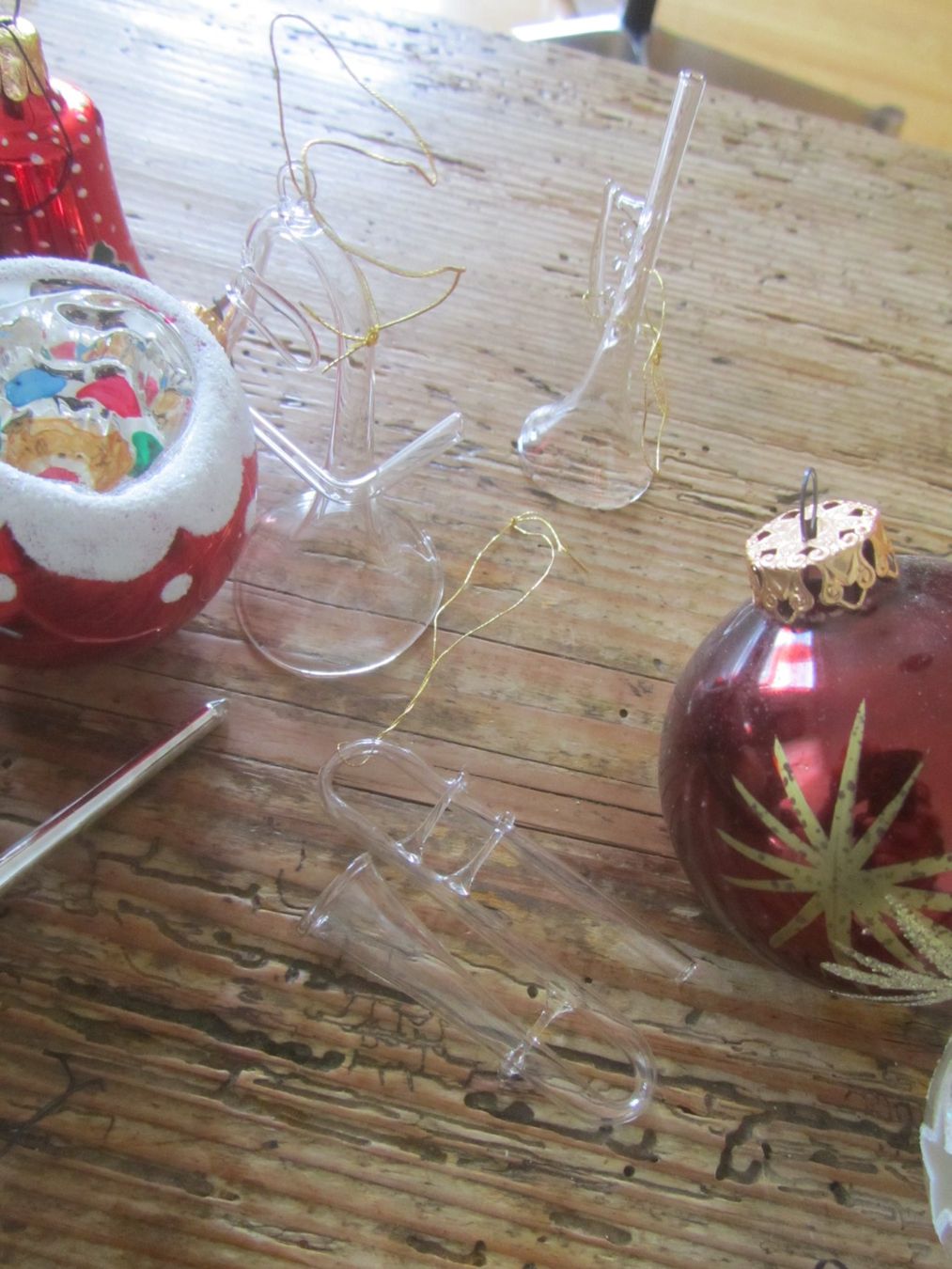 Tutte le decorazioni: Weihnachtsbaum - Schmuck mit Spitze, Konus, Glaskugeln – Usato da Seengen venduto da mikelele 2
