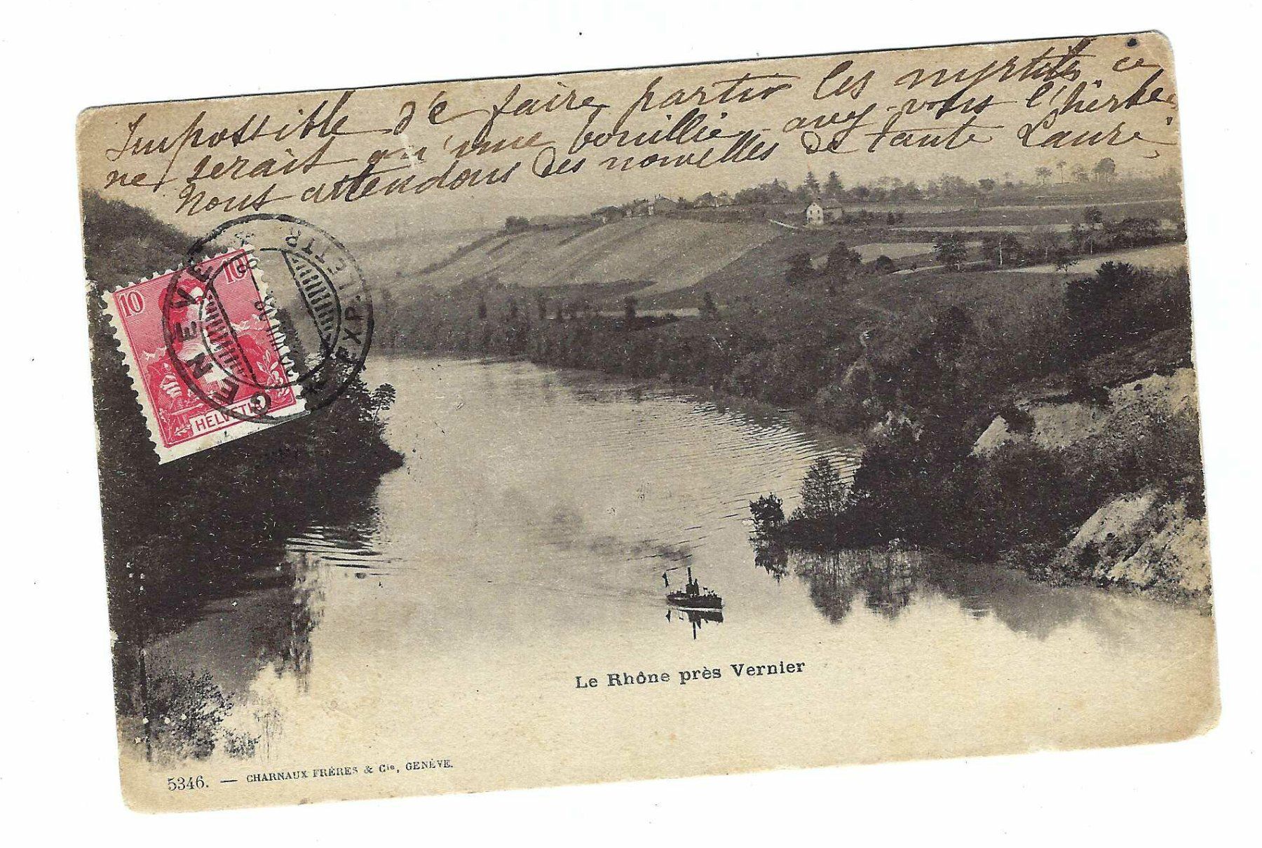 Tous les timbres: Stabstempel Satigny 1908 2w – D'occasion à Aarau par fussball-fussball 1
