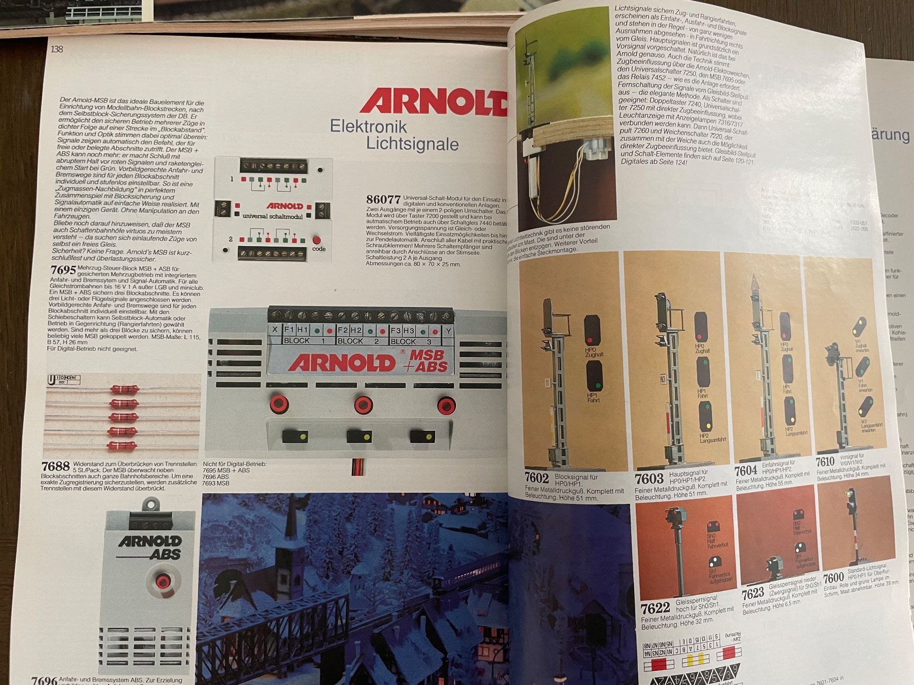 Arnold Modellini di ferrovie: Arnold rapido Spur N  3x Katalog – Usato da Rorschach venduto da Karotten 8