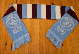 Manchester City Schal 2017/2018 Fussball Pub Fan ManCity