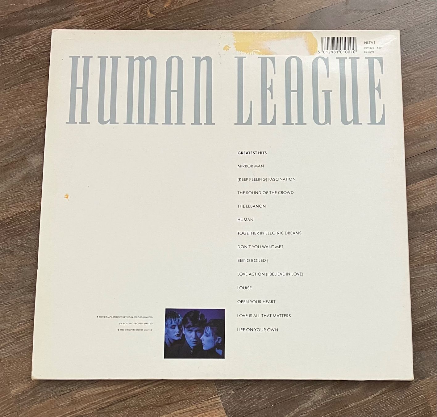 Dischi in vinile: HUMAN LEAGUE - GREATEST HITS – Usato da steffisburg venduto da Dstauffer 4