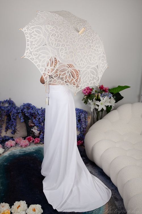 Gonne: Jupe longue de mariée vintage – Usato da Genève venduto da pao_8srw 1