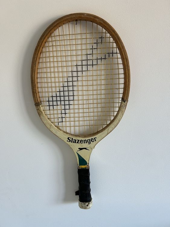 Raquette De Tennis Bois Vintage Slazenger Stadium - Collection