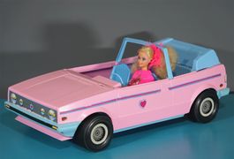 Vintage Kult Barbie VW Golf 1981 mit Rockstar Puppe 1986