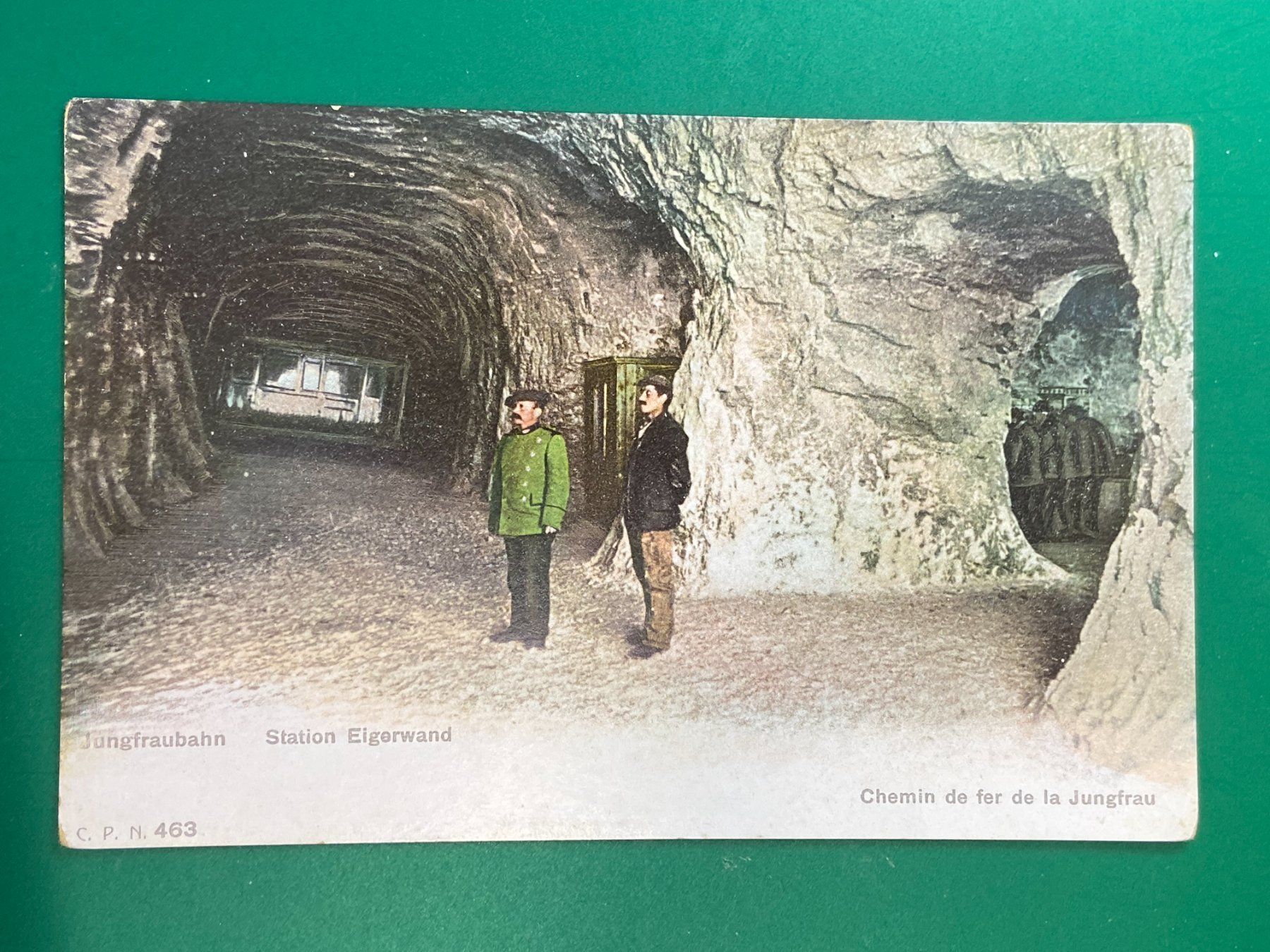 Ansichtskarten: Jungfraubahn - Station Eigerwand - belebt !!! – Gebraucht aus Steg VS von danwer74