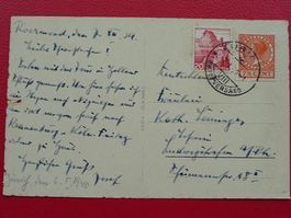 1940, seltene ZWEI-LÄNDER-FRANKAT. CH-Niederlande, Nr.215++