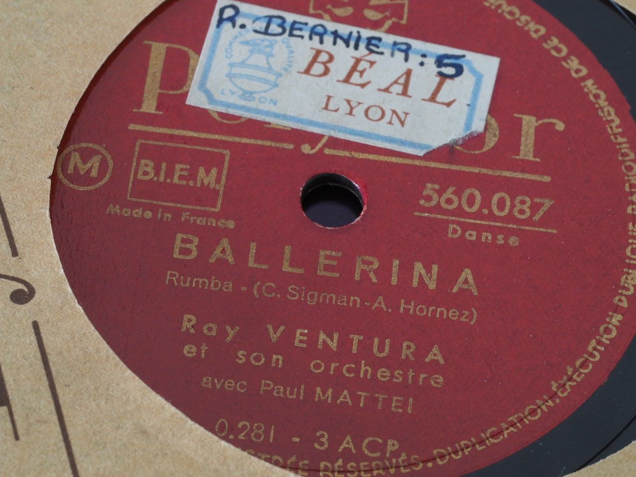 Schallplatten: DISQUES 78 TOURS – Gebraucht aus Lausanne von Leag 6