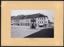 Fotografie Kamenz, Markt mit Bautzner St