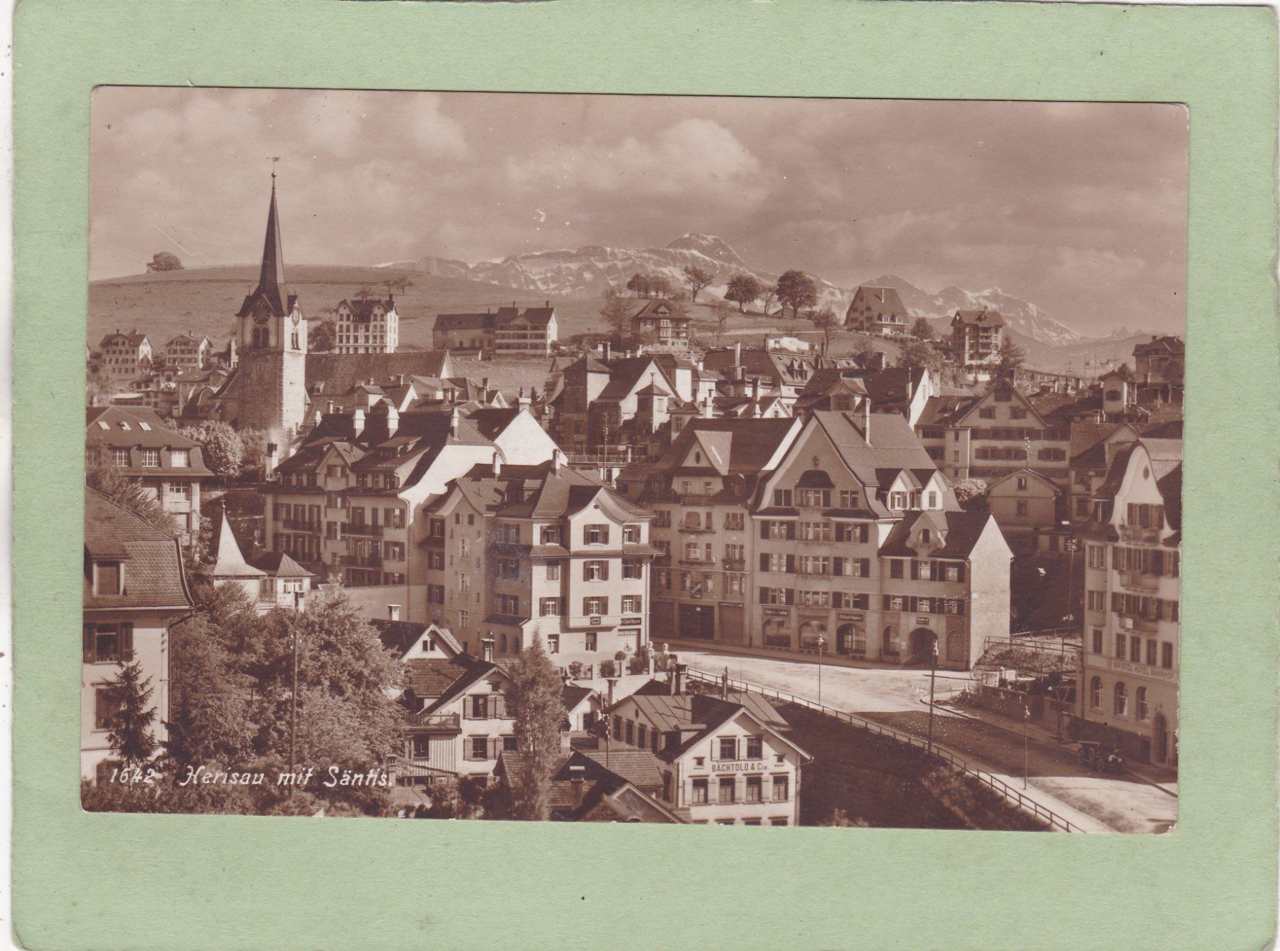 Ansichtskarten: Herisau mit Säntis 1917 – Gebraucht aus Herisau von Lisegrat2008