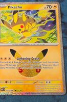 Pokemon Sammelkarte Pikachu 051/128 neuwertig
