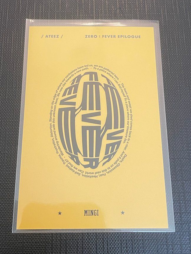 Carte collezionabili: ATEEZ - Mingi – Nuovo (secondo la descrizione) da Uster venduto da ali_mp6n 1
