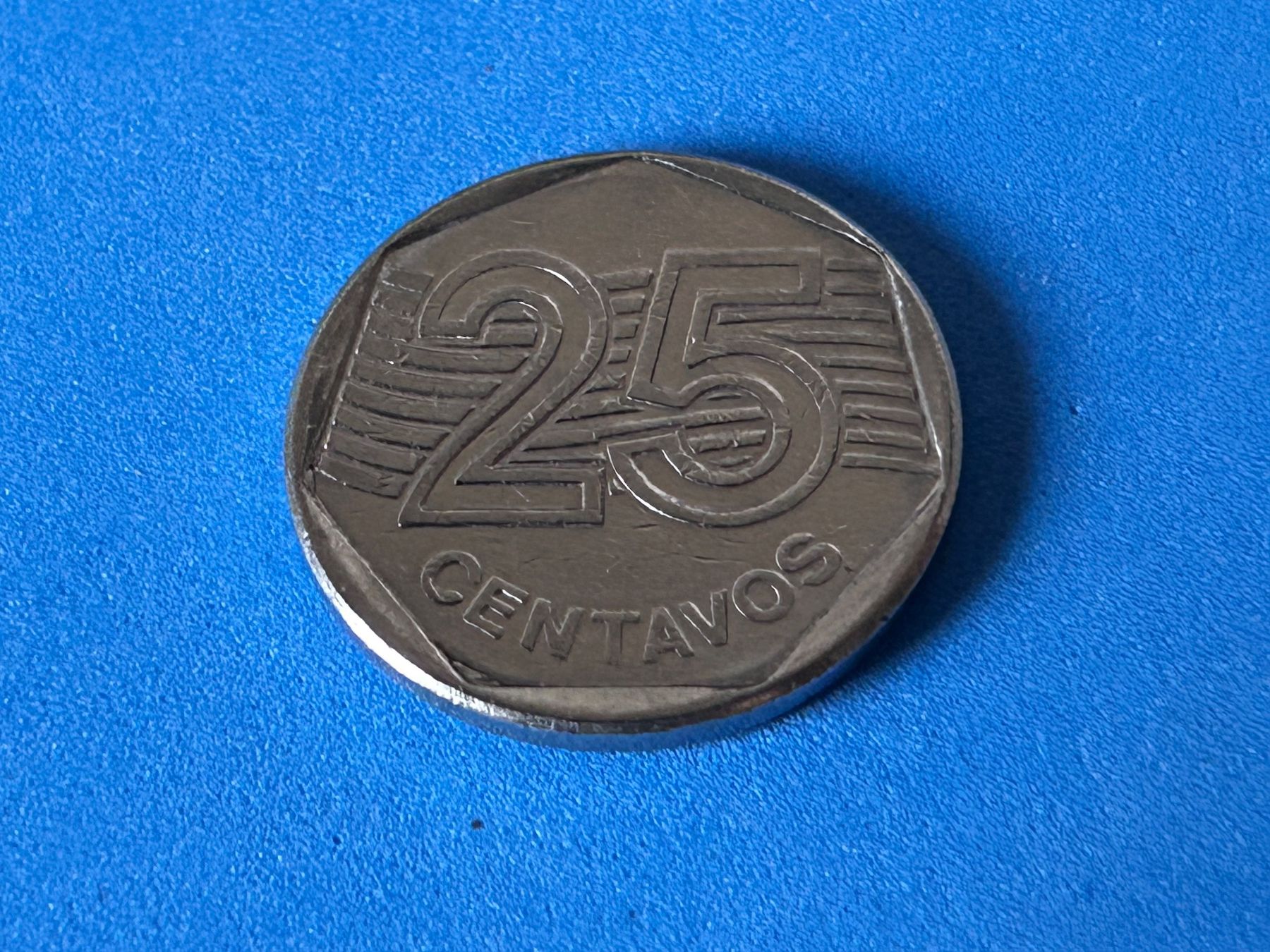 Tutti le monete: Brazil - 25 Centavos 1995 – Usato da Corcelles NE venduto da AJKader 2